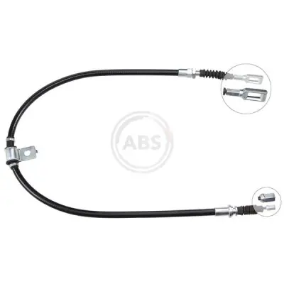 Cable de accionamiento, freno de estacionamiento A.B.S. K18954 Rebajas